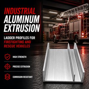 Profils d'escaliers en aluminium extrudé industriels pour les véhicules de lutte contre l'incendie et de sauvetage - Product Image 2