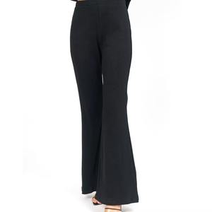 กางเกงขายาวผู้หญิงแบบสวมใส่สบาย รับผลิตโลโก้ตามสั่ง กางเกงสแล็คสีดำคลาสสิกสำหรับสุภาพสตรี ขายส่งจำนวนมาก - Product Image 5