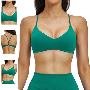 Sujetador Deportivo de Yoga Personalizado para Mujer con Logotipo Frontal, Transpirable, de Alta Sujeción, Nailon/Algodón, Ropa Deportiva para Gimnasio, Venta al Por Mayor - Product Image 3