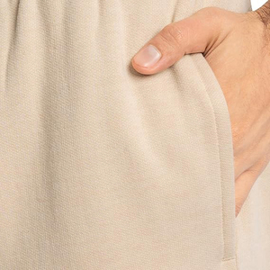 Pantalon de jogging décontracté pour homme en coton gris, taille élastique avec cordon de serrage, poches latérales, respirant, coupe-vent, léger, automne - Product Image 3