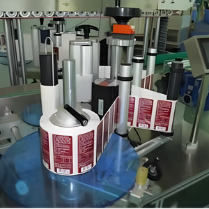 Machine d'étiquetage automatique de bouteilles plates carrées TB300, portable, double taille, pour autocollants de tubes, haute productivité, étiquetage de bouteilles plates - Product Image 3