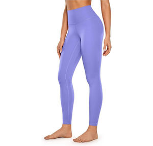 Leggings de yoga respirants à taille haute pour femmes, pantalons de fitness à compression à séchage rapide, spandex/nylon, poches, motif uni, course à pied - Product Image 4