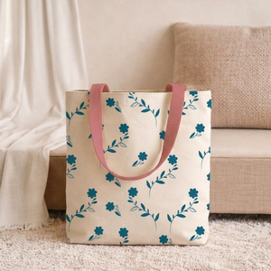 Bolsa de Compras Reutilizable de Tela Ecológica de Algodón con Asas Resistentes para Supermercado - Product Image 3