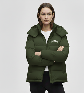 Thickened Warm Coat <b>Waterproof</b> Belted Parkas <b>Winter</b> Hooded Goose Down <b>Jacket</b> for Women - Product Image 2