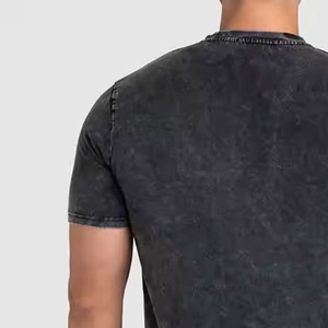 เสื้อยืดผู้ชายขายส่ง 250 GSM ปักลายตามสั่ง แขนสั้น ผ้าคอตตอน 100% คุณภาพสูง ยืดตัวไม่ได้ ผ้าถักเนื้อหนา - Product Image 6