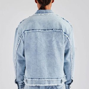 Concevez votre propre veste en jean, veste en jean légère de qualité supérieure, veste d'hiver en jean à séchage rapide pour hommes - Product Image 2
