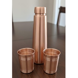 Superior Copper Water <b>Bottle</b> with Mirror Polish Finish for Luxury Gifting Daily Hydration and Corporate Promotional Events - Product Image 6