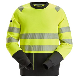 เสื้อเชิ้ตนิรภัยสะท้อนแสงสีเหลืองดำ แขนยาว ระดับ Class 2 สำหรับงานอุตสาหกรรม - Product Image 1