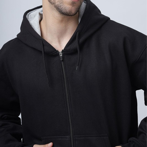 Oversized Men’s Zip Up Hoodie and Sweatpants Set Heavyweight Acid <b>Wash</b> Printed Tracksuit - Product Image 2