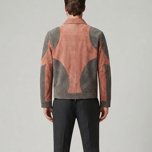 Luxury <b>Suede</b> <b>Leather</b> <b>Jacket</b> With Minimalist Design Comfortable Fit Premium For Men Fashion And Daily Lifestyle Wear - Product Image 4