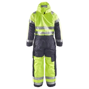 Combinaison de sécurité industrielle robuste avec bandes réfléchissantes, poches fonctionnelles, tissu durable et design de combinaison de sécurité - Product Image 5