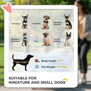 Passeggino per Animali Domestici a 3 Ruote Regolabile Grigio per Cani di Piccola e Media Taglia con Cintura di Sicurezza e Cestino Portaoggetti per Trasportare il Tuo Amico Peloso! - Product Image 4
