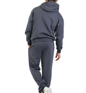 Ropa Deportiva de Invierno Personalizada, Conjunto Deportivo con Capucha y Estampado Polo, Mangas Cortas Blancas para Hombre, Transpirable, de Poliéster/Algodón, para Correr - Product Image 2