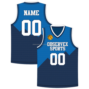 Maillot de basket rétro OEM personnalisé par sublimation, design coloré pour jeunes, logo personnalisé, uniforme de basket réversible - Product Image 1