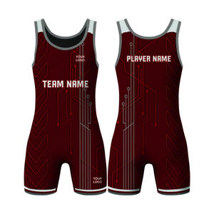 Unisex <b>Light</b> Blue Wrestling Singlet Sublimation Printed Quick Dry Spandex Polyester Adult Leisurewear Team <b>Name</b> Player <b>Name</b> - Product Image 6