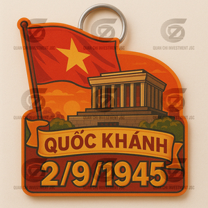 Llavero de silicona de celebración de Vietnam 2/9, llavero con diseño de bandera personalizado para mochila, eventos, regalos y promociones del Día Nacional - Product Image 2