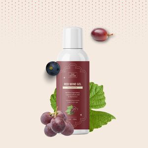 Gel Limpiador Facial con Ácido Hialurónico y Extracto de Vino Tinto, Aclara Imperfecciones, Limpieza Profunda, para Todo Tipo de Piel, Marca Privada OEM - Product Image 5