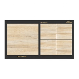 Carreaux modernes en porcelaine finition bois pour salon et bureau 800X800 cm et 80X80mm Carreaux de sol et de mur vitrifiés numériques - Product Image 3