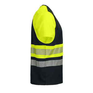 Chemises de travail haute visibilité pour hommes, fabrication sur mesure OEM ODM, t-shirts à manches courtes réfléchissants pour les travailleurs du bâtiment - Product Image 4