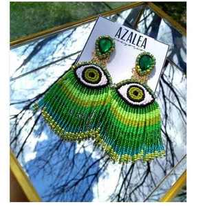 Bijoux créatifs faits main uniques et élégants en résine de designer vintage, peints à la main, écologiques et faits maison - Product Image 6