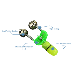 10/40 PC ha condotto l'esca per la pesca notturna allarme 2 campanelli di punta della canna da luce dell'anello di allarme indicatore di morso Premium per la pesca di successo - Product Image 3