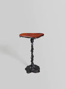 Table d'appoint contemporaine en aluminium Art Déco, finition artistique antique, couleur et taille personnalisées, décoration de salon - Product Image 3
