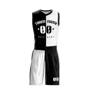 Uniforme de basket-ball pour hommes adultes, personnalisé, de haute qualité, imprimé par sublimation, tissu en maille respirant, pour les entraînements et les matchs officiels d'équipe - Product Image 5