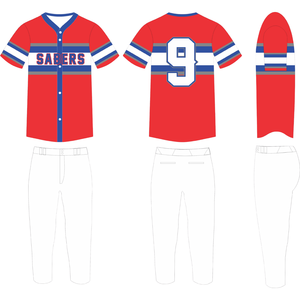 Uniforme de Béisbol Directo de Fábrica, Conjunto de Jersey y Pantalones Sublimados Personalizados, Ropa Deportiva de Alto Rendimiento, Proveedor Premium, Fabricante X - Product Image 4