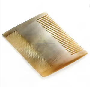 Peigne en corne de qualité supérieure, peigne en corne naturel fait à la main pour accessoires de cheveux - Product Image 1