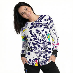 Blouse médicale personnalisable à manches longues pour spa, salon et esthéticienne – Vente en gros OEM – Hauts élégants - Product Image 1