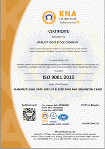 Sacs en plastique de T-shirt de PE biodégradable fait sur commande Gavure imprimé pour l'usage au détail disponible dans diverses tailles - Product Image 4