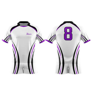 Uniforme de rugby léger, best-seller, de qualité supérieure, fabriqué en tissu 100 % polyester, pour le sport. - Product Image 1