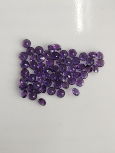 Ametista Africana Natural Púrpura, Corte Brillante Redondo de 5MM, Gemas Sueltas de la Mejor Calidad para Joyería - Product Image 2