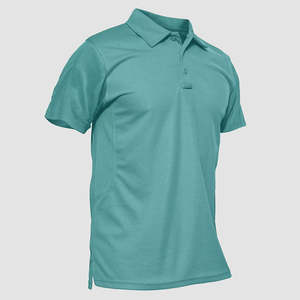 Chemise noire à manches courtes pour homme en toile, séchage rapide, couleur unie, style décontracté, coupe classique, impression personnalisée, bonne qualité - Product Image 6