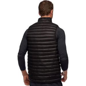 Veste sans manches décontractée pour homme, personnalisable, en polaire, chaude, respirante, coupe-vent, col montant, avec logo sur le devant, collection hiver 2026 - Product Image 4