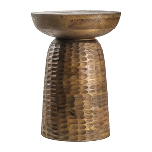 Rustic <b>Wooden</b> <b>Stool</b> Handmade Accent Furniture for Living Room Home Decor Antique Finish Solid Wood Design - Product Image 1