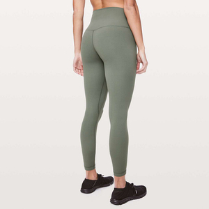 Leggings de Yoga para Mujer, Diseño Sólido, Anticelulíticos, Elásticos en 4 Direcciones, Secado Rápido, Transpirables, Spandex/Nailon, Cintura Alta, Deportivos, para Gimnasio - Product Image 3