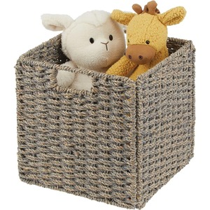 Foldable <b>square</b> seagrass <b>basket</b> Handmade Storage <b>Basket</b> Wholesale eco-friendly Made in Vietnam - Product Image 1