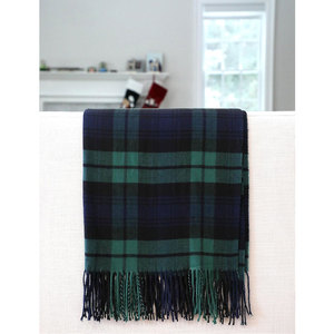 Chal de Tartán Escocés Personalizado con Diseño de la Bandera del Clan, Accesorio de Tartán Negro, Venta al por Mayor 2026 - Product Image 4