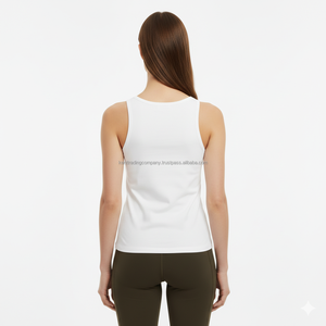 Camiseta sin Mangas Ligera 100% Algodón, Marca Privada, Unisex, Logotipo Personalizado, Jersey Liso sin Estampado, Venta al Por Mayor - Product Image 5