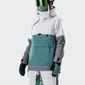 High Quality Summer Breathable Outdoor Patched <b>Pullover</b> Hooded Jacket for Unisex Custom Zipper Print Polyester Anorak - Product Image 5