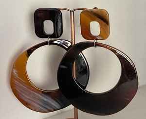 Pendientes de Cuerno de Buey, Vaca, Toro y Búfalo Reales para Mujer y Niña a Precios Económicos - Product Image 5