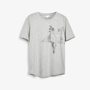 T-shirt élégant pour femmes, couleur unie, coupe classique, col rond, streetwear d'été, nouvelle mode, vêtements pour femmes, tenue de tous les jours - Product Image 6