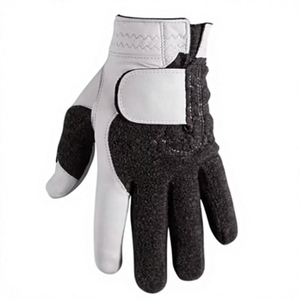 Guante de Golf para Mano Izquierda, Cuero Genuino, Negro y Blanco, Antideslizante, Cierre de Gancho y Bucle, Unisex, para Deportes, Sin Protección Antideslizante - Product Image 6