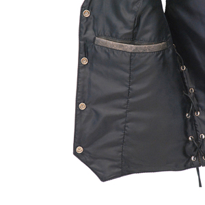 Chaleco de Cuero para Motocicleta de Mujer, Hecho a Medida, de Alta Calidad, en Oferta, con Precio Bajo, Chalecos de Cuero Transpirables, Elegantes y de Primera Calidad para Damas - Product Image 3