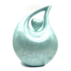 Latest Teardrop Cremation Urn Human <b>Ashes</b> Tabletop Display Adults Memorial <b>Ashes</b> <b>Keepsake</b> Handmade Customizable Uzair UHI-119 - Product Image 4
