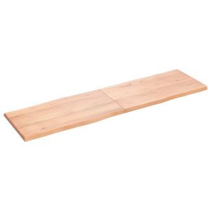 Tablero de Mesa de Madera de Roble Macizo Marrón Claro de 70.9 x 19.7 Pulgadas, Mesa de Comedor Plegable - Product Image 3