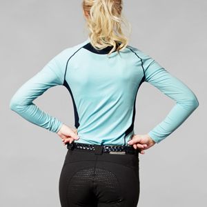 Chemise de compétition équestre de haute qualité, extensible dans 4 directions, en tissu technique doux au toucher, idéale pour la compétition et les spectacles. - Product Image 3