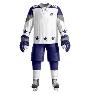 Produit phare : Uniforme de hockey sur glace, prix de gros, uniforme de hockey sur glace 100% polyester - Product Image 2