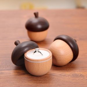 Vintage Handmade Wooden <b>Ring</b> Box Pack of 1 | <b>Ring</b> <b>Holder</b> & Jewelry Presentation Box for <b>Engagement</b> Proposal Wedding Anniversary - Product Image 1